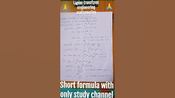 🙏engineering mathematics 3rd sem short formula 🙏by only study#short #mathematics #airforce #jee