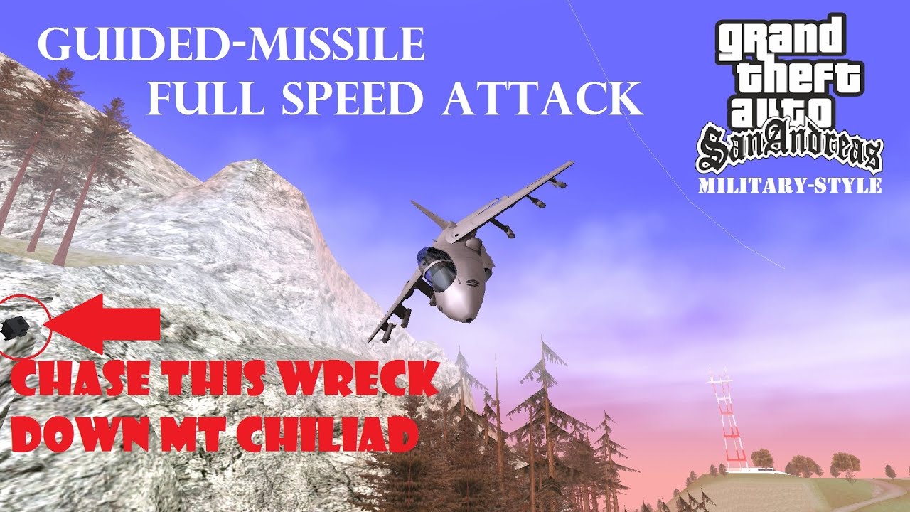 Best Hydra GuidedMissile MOD Full Speed Attack GTA San Andreas