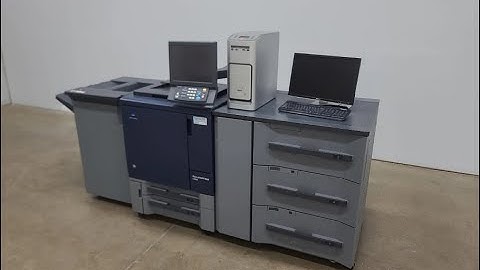 2016 Konica Minolta AccurioPrint C2060 Digital Press