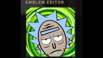 Call of Duty®: WWII [Emblem Editor] Rick Sanchez Emblem basic breakdown