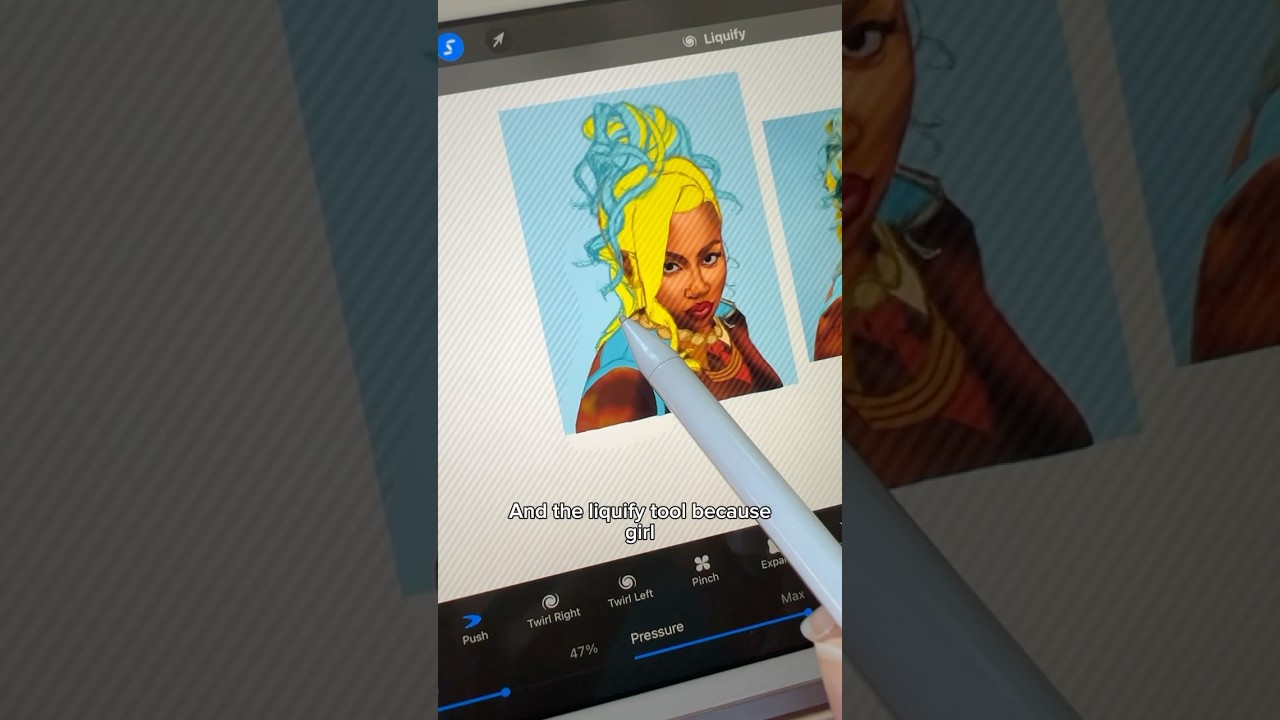 How I Draw In Procreate#shorts #artshorts #procreate #drawwithme #art #artvideo #drawing #viral