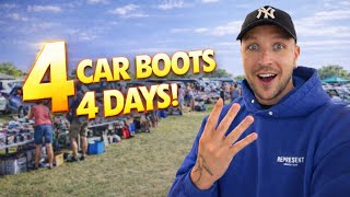 I Hit 4 Car Boot Sales in 4 Days... Here's What I Found!