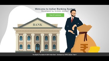 The Sparks Foundation-Web Development & Designing Internship-Task 1-Basic Banking System