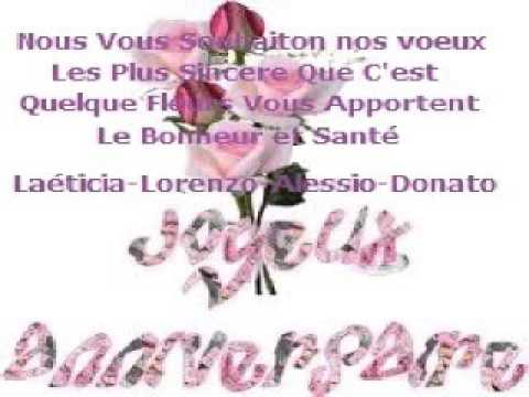 joyeux anniversaire ma jolie Anniversaire De Ma Belle Mere 2015 Le 27 12 2015 Youtube joyeux anniversaire ma jolie