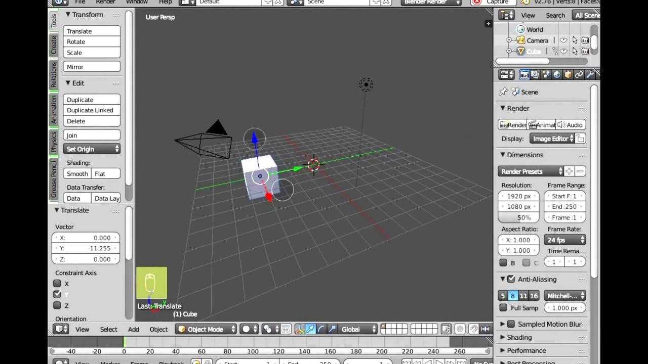 Blender Tutorial how to record blender screen using blender in Hindi