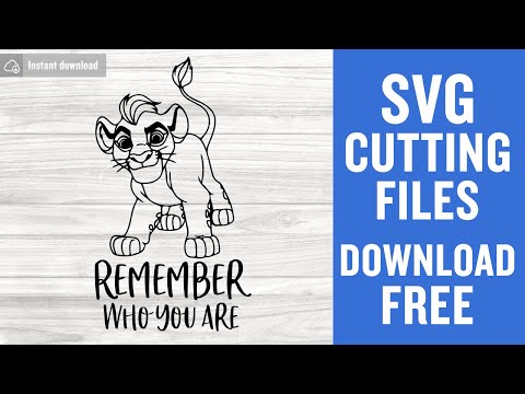 Lion King Svg Free Cut Files for Silhouette Cameo Instant Download