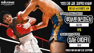 35승(34KO) 태국판 타이슨 vs 전 세계챔피언, 7번의 다운과 KO - 용병으로 살아남기 위한 처절한 사투 / Luisito Espinosa vs Singnun Yamaki