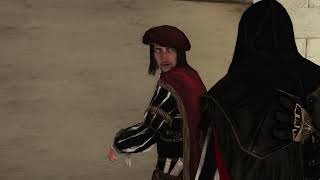 Assassin’s Creed II: Ezio Throws Codex Page at Leonardo (glitch)