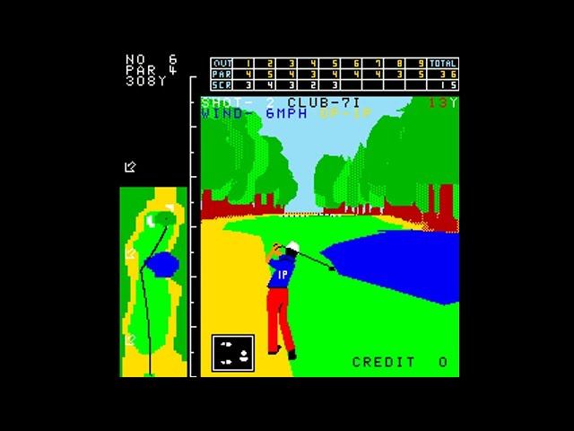Crowns Golf [Arcade Longplay] (1984) Nasco Japan {834-5419-04