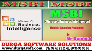 MSBI Tutorial ||online training||Multiple Cascading Parameters by Ramesh