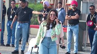 Tania Shroff, Kiran Rao, Celebs departure from Jamnagar (P-1)