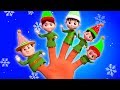 elf jari keluarga | lagu-lagu Natal Natal | Lagu Anak | Elves Finger Family | Farmees Indonesia