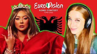 ENGLISH GIRL REACTS TO ALBANIA'S REVAMP FOR EUROVISION 2022 // RONELA HAJATI "SEKRET"