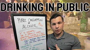 Can u drink alcohol in public in California?