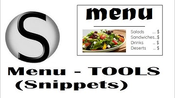 2.8 SMath Studio TOOLS Menu: Snippets
