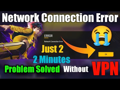 free fire network connection error || free fire network connection error problem solve || free fire