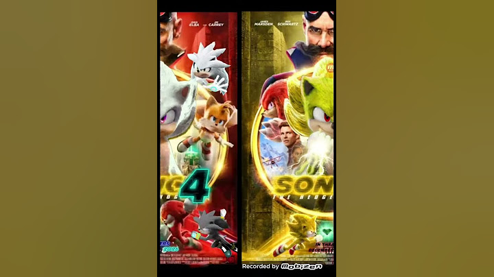 Sonic 2 la pelicula vs sonic 3 la pelicula vs sonic 4 la pelicula