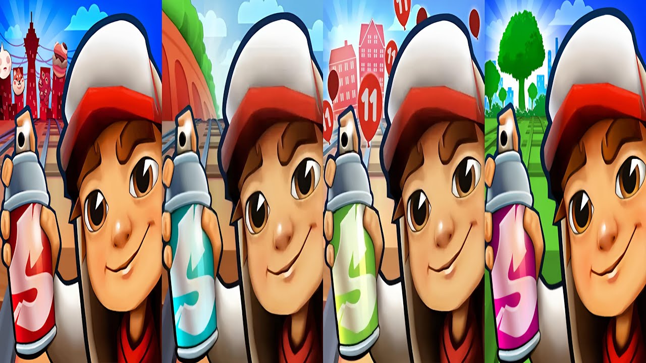 Subway Surfers : Osaka 2025 🆚 Classic 2024 🆚 Copenhagen 2023 🆚 Mumbai 2022