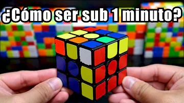 ¿Cuál es la velocidad promedio para resolver un cubo de Rubik?
