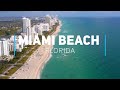 Miami beach florida  4k drone footage