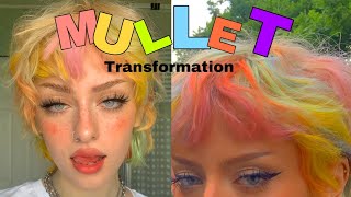 HOW I CUT AND DYED MY RAINBOW MULLET