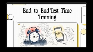 End-to-End Test-Time Training for Long Context Language Modeling