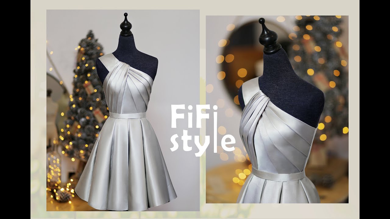 FiFi Style : Плиссированный дизайн платья, верхняя часть тела без линий