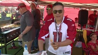 Cardinals fans tailgating for week one