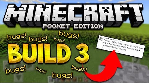 MCPE 0.15.0 BUILD 3!! - Minecraft Pocket Edition 0.15.0 Beta Build 3 GLITCHES FIXED! (Minecraft PE)