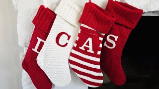Personalize Your Mantel Cozy Monogrammed Christmas Stocking Review