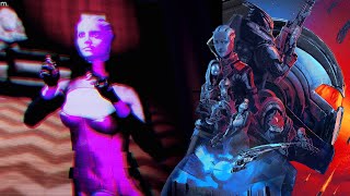 Liara Explains To Shepard Where Azure Is Located On Asari Body - M Effect 2 Legendary Edition