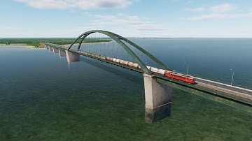 DCS: Cold War Germany - Flight under the Fehmarnsund Bridge