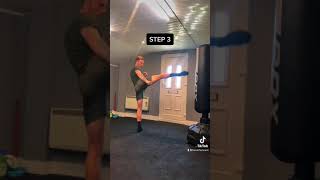 Turning Kick 360 Turn Kick | Step By Step #shorts