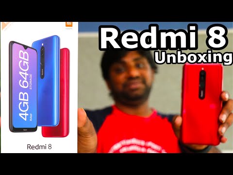 Redmi 8 Unboxing  amp  Initial Impressions With Cam Samples   In Telugu   