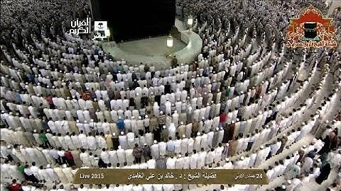 تلاوة مؤثرة خاشعة لسورة الفجر للشيخ خالد الغامدي عشاء 24 -5-1435هـ