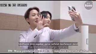 [INDO SUB] [BANGTAN BOMB] Jin's selfie time - BTS (방탄소년단)