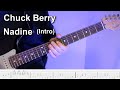 Nadine by Chuck Berry, Guitar Intro | Tabs | Lesson