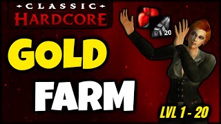 Low Level Gold Farming in Hardcore Classic WoW