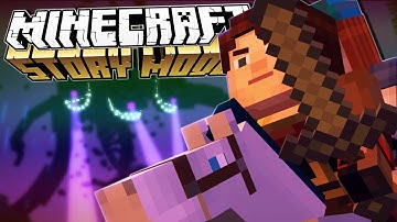 Minecraft Story Mode | A BLOCK AND A HARD PLACE!! | Episode 4 [#1]