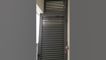 Thi công cửa chớp nhôm, louver nhôm Xingfa