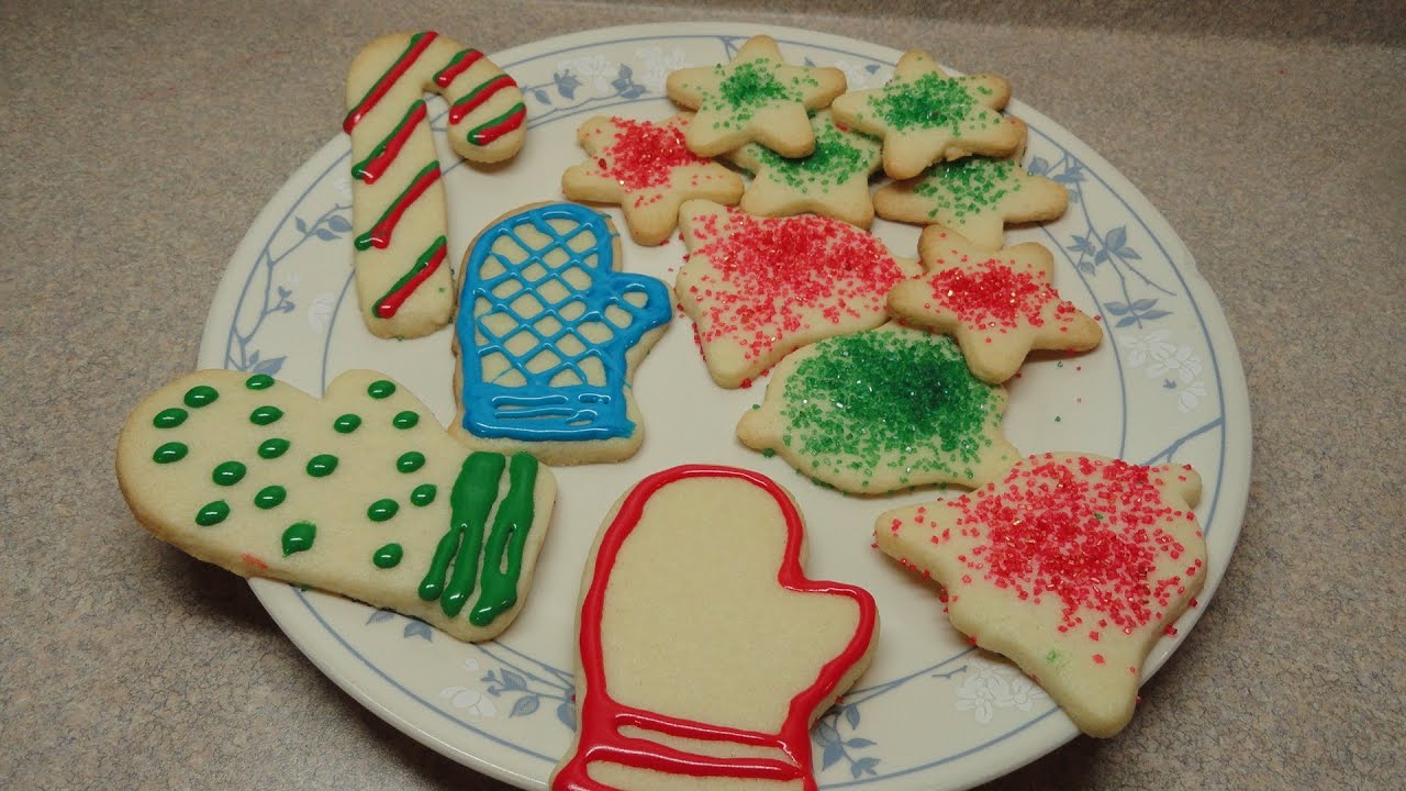 Simple Sugar Cookie Cutout Recipe (Christmas Cookie Cutouts) YouTube