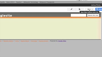Change your Google Site