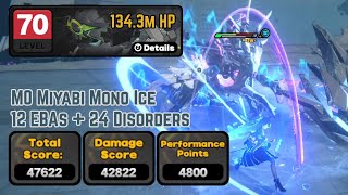 M0 Miyabi Mono Ice ft. Lycaon & Soukaku | 47.6k Notorious Butcher | ZZZ Deadly Assault