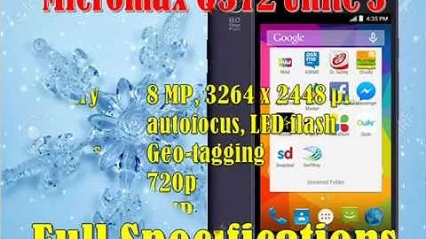 Micromax Q372 Unite 3 Specs