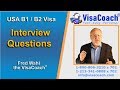 USA B1 B2 Visitor Visa Interview Questions and Answers