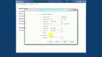 Leave Management System - Take Leave
