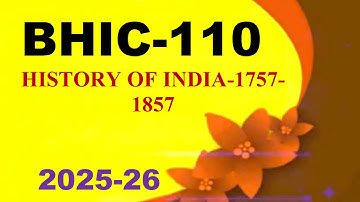 IGNOU BHIC-110 Solved Assignment English Medium 2025-26 For July 2025 and January 2026 Session