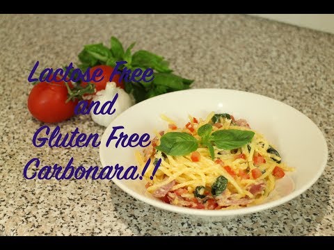 Gluten free and Lactose Free Carbonara
