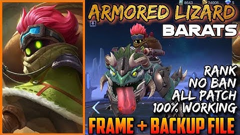 BARATS ARMORED LIZARD SKIN SCRIPT WITH BACKUP FILE | ALL PATCH FULL EFFECTS WITH FRAME 100% WORKING