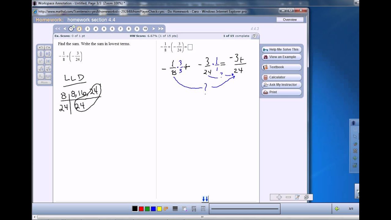 Sec 4.4 Problem 2 - YouTube